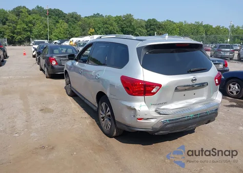 2020 Nissan Pathfinder S 2Wd из США, поврежденный, VIN 5N1DR2AN9LC635763